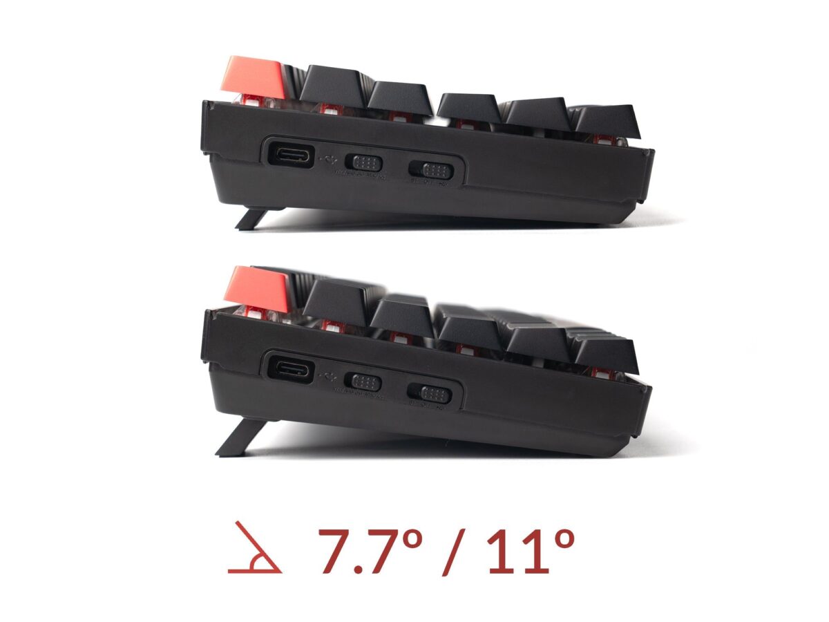 Keychron K8 V2 (K8X-J3) QMK Wireless Mechanical Keyboard Brown Switch HotSwap RGB 80% US Lay Alum