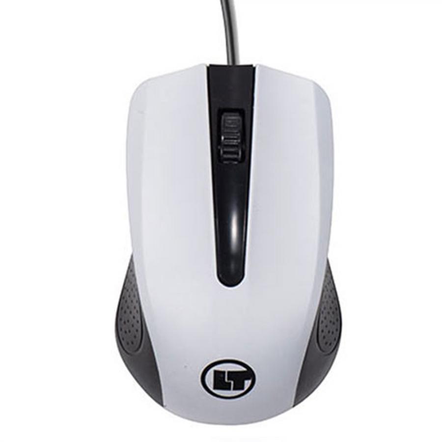 LAMTECH WIRED OPTICAL MOUSE 1000DPI WHITE