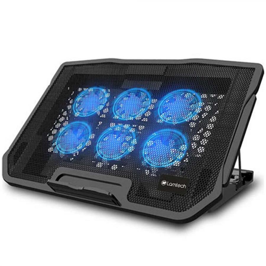 LAMTECH LAPTOP COOLING FLEXI STAND 6 FANS