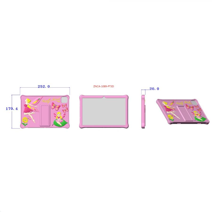 LAMTECH OCTA-CORE KID TABLET 10.1'  4GB+64GB ANDROID 14 BLUSH PINK FAIRYLAND