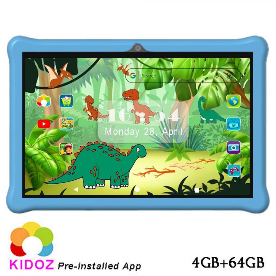 LAMTECH OCTA-CORE KID TABLET 10.1'  4GB+64GB ANDROID 14 SKY BLUE DINOSAUR'S JUNGLE