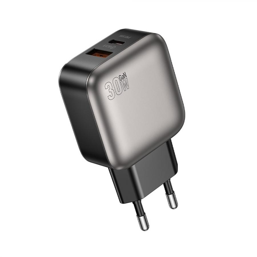 LAMTECH DUAL PORT GaN CHARGER PD30W GREY