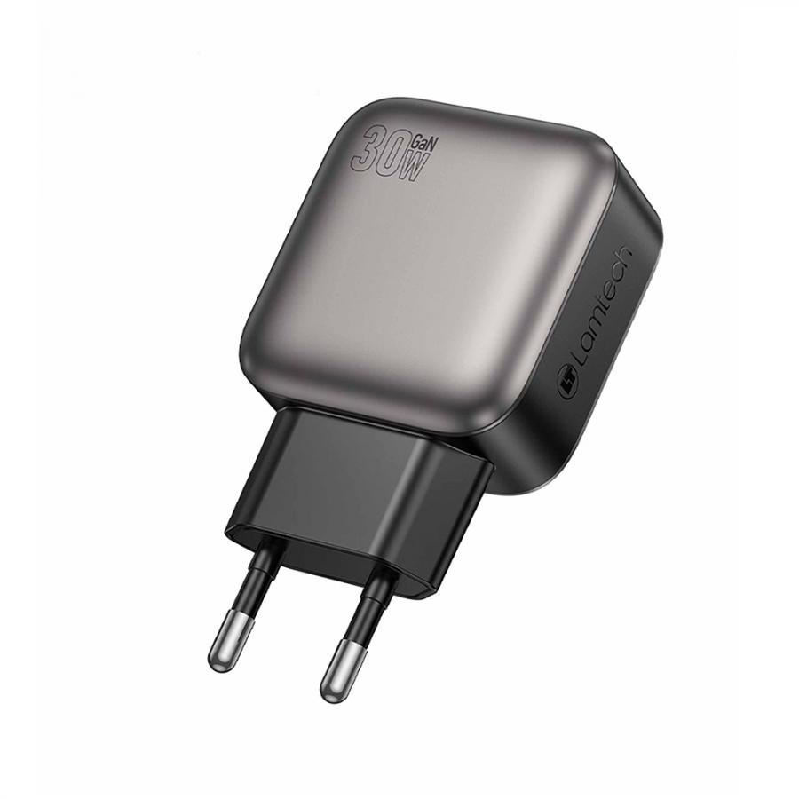 LAMTECH DUAL PORT GaN CHARGER PD30W GREY