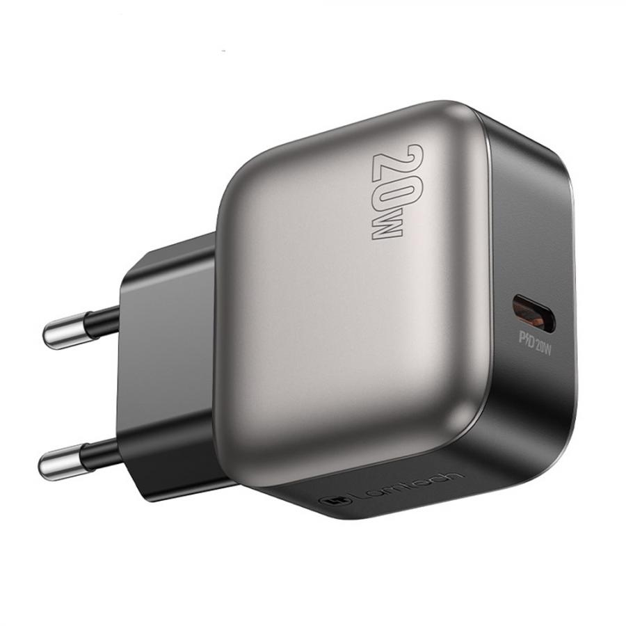 LAMTECH SINGLE TYPE-C CHARGER PD20W GREY