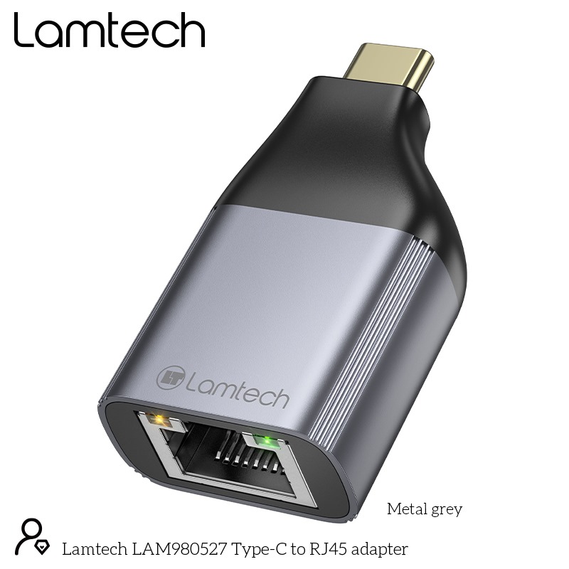 LAMTECH USB-C TO RJ45 OTG EHTERNET ADAPTER