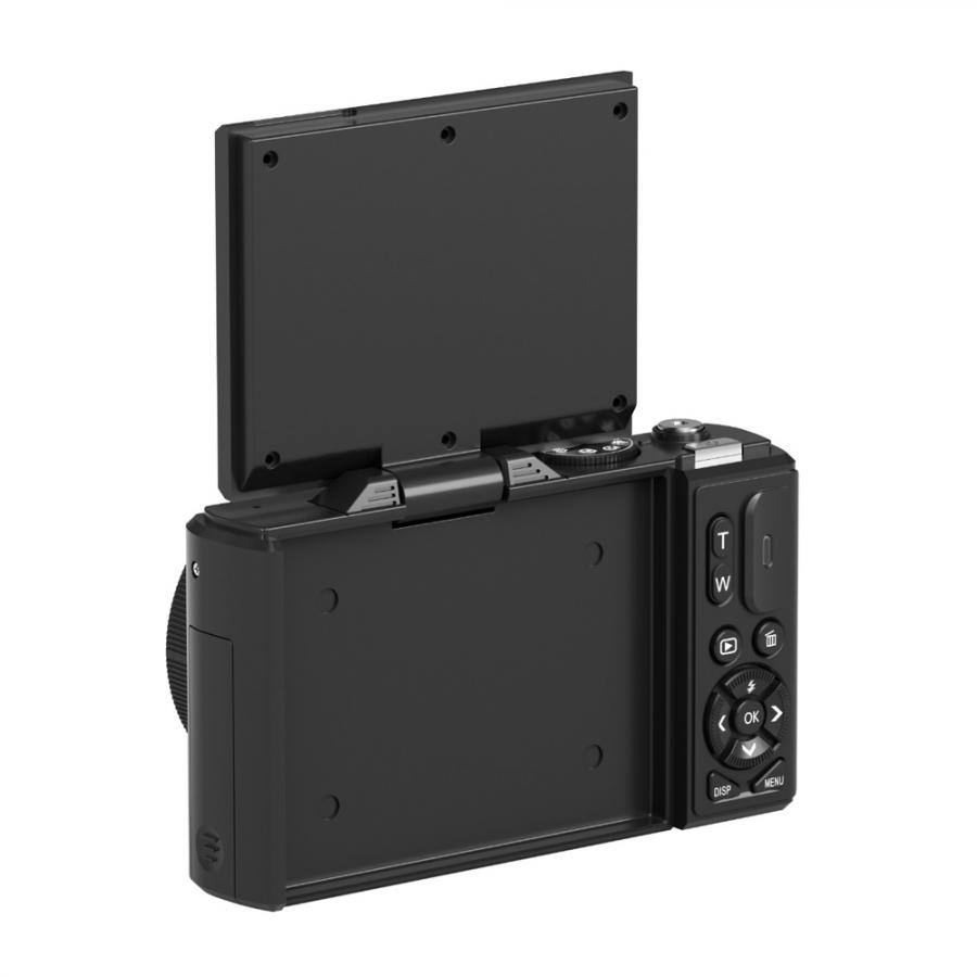 LAMTECH 5K FLIP DIGITAL CAMERA WIFI BLACK