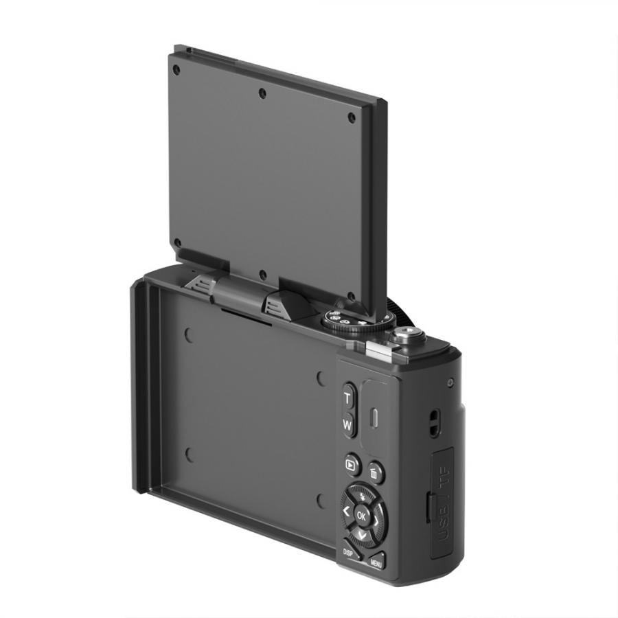 LAMTECH 5K FLIP DIGITAL CAMERA WIFI BLACK