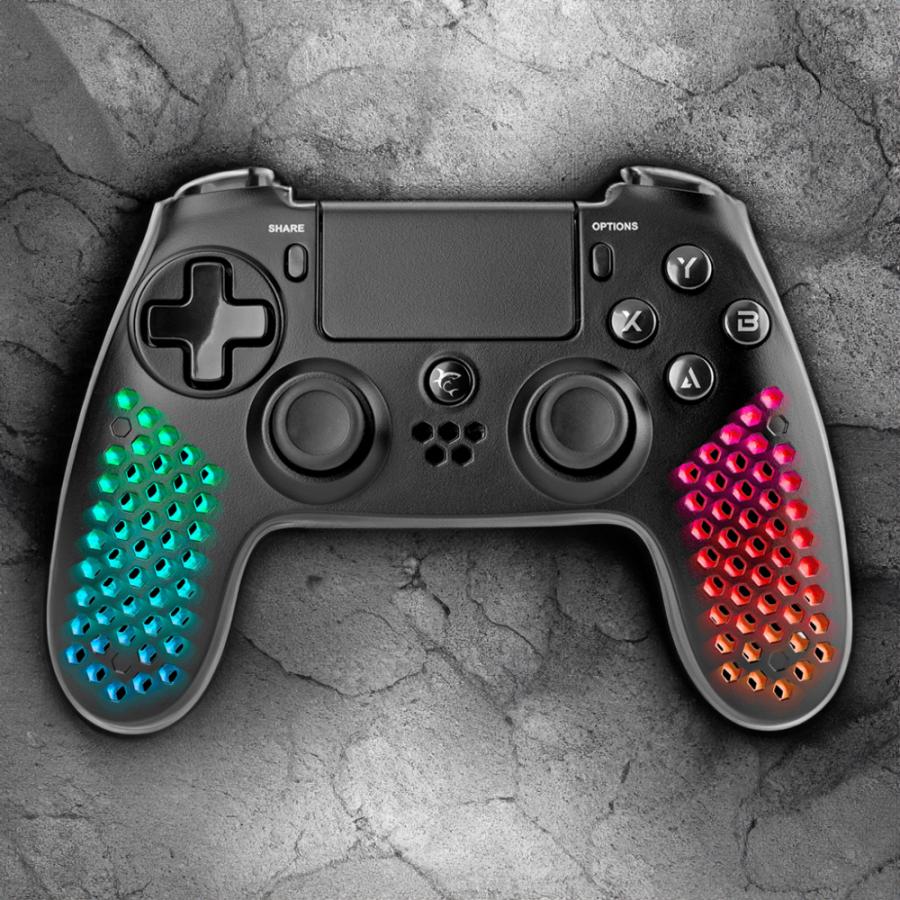 WHITE SHARK WIRELESS GAMEPAD GPW-4009 LEGATUS FOR PS4/PS3/PC/iOS/ANDROID BLACK