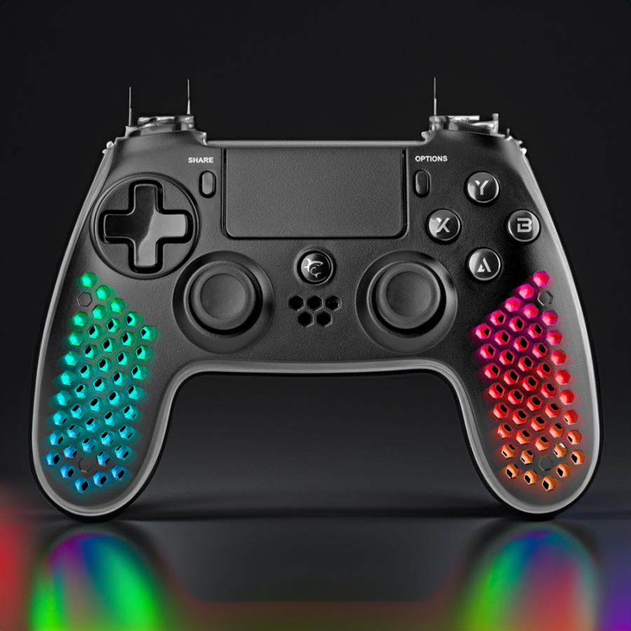 WHITE SHARK WIRELESS GAMEPAD GPW-4009 LEGATUS FOR PS4/PS3/PC/iOS/ANDROID BLACK