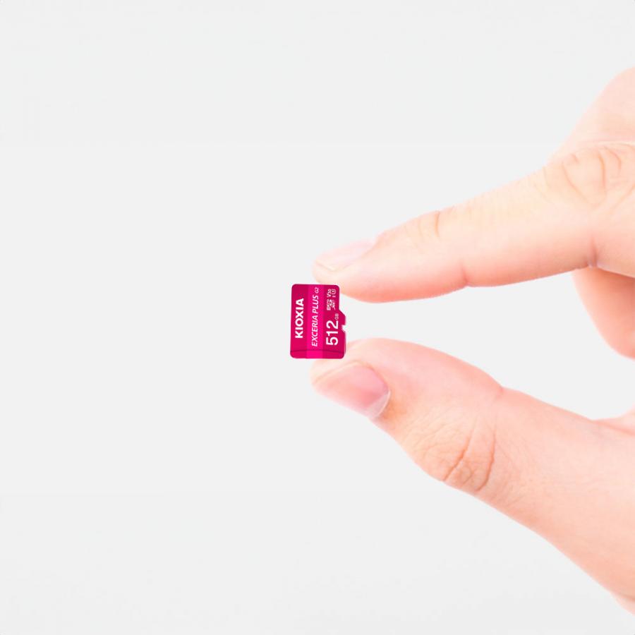 KIOXIA 4K MICRO SD GEN2 512GB EXCERIA PLUS UHS I U3 WITH ADAPTER