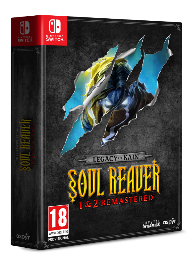 Legacy of Kain Soul Reaver 1&2 Remastered Deluxe Edition Nintendo Switch NEW