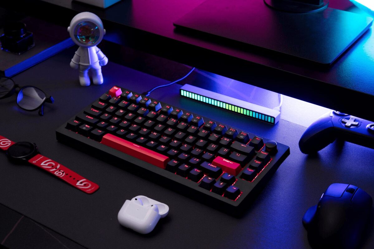 Lemokey X4 QMK (X4-A3) Wired Mechanical Keyboard 75% Brown Switch US Layout