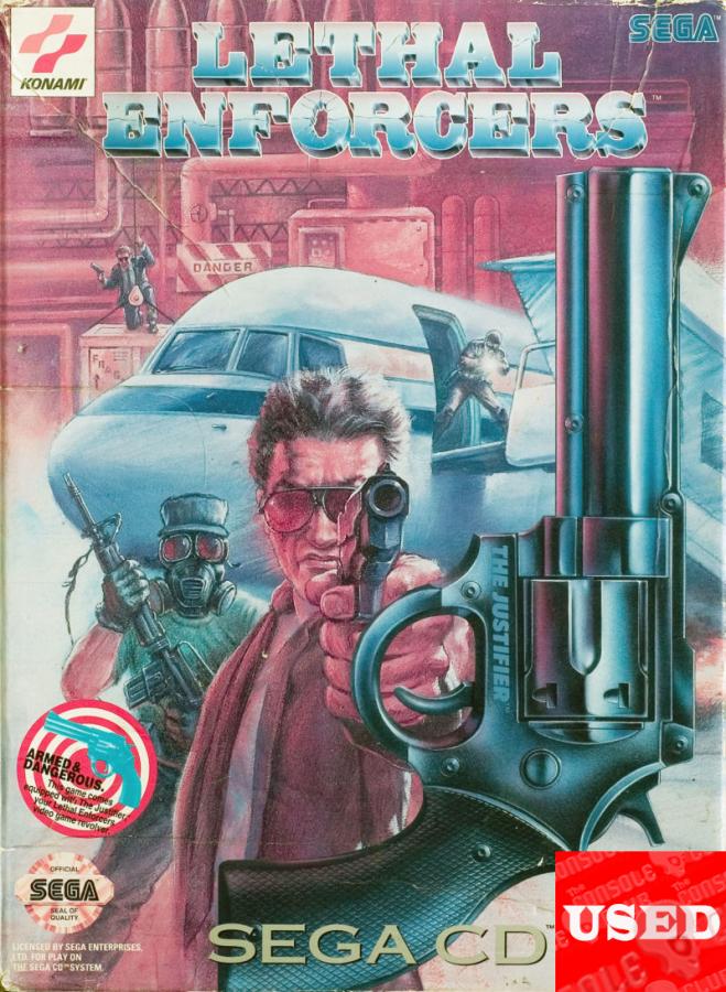 Lethal Enforcers NTSC MCD USED (Disc Only)