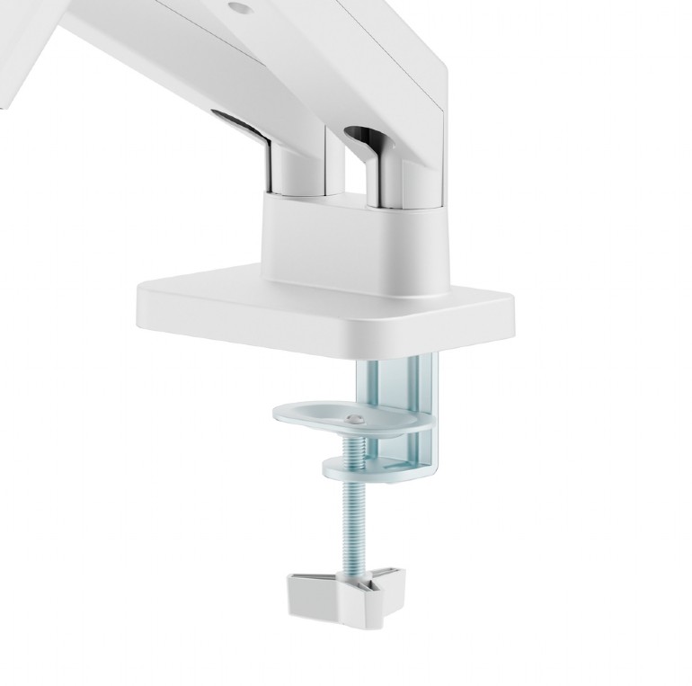 GEMBIRD DESK MOUNTED ADJUSTABLE DOUBLE MONITOR ARM 17'-32' WHITE