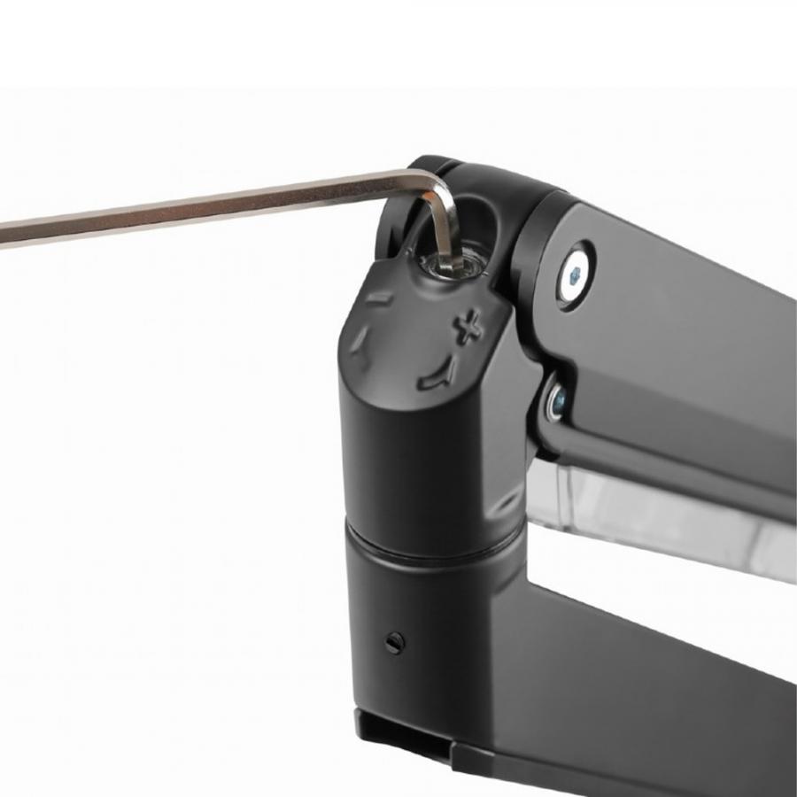 GEMBIRD DESK MOUNTED ADJUSTABLE MONITOR ARM FOR 3 MONITORS BLACK