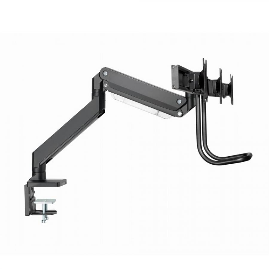 GEMBIRD DESK MOUNTED ADJUSTABLE MONITOR ARM FOR 3 MONITORS BLACK