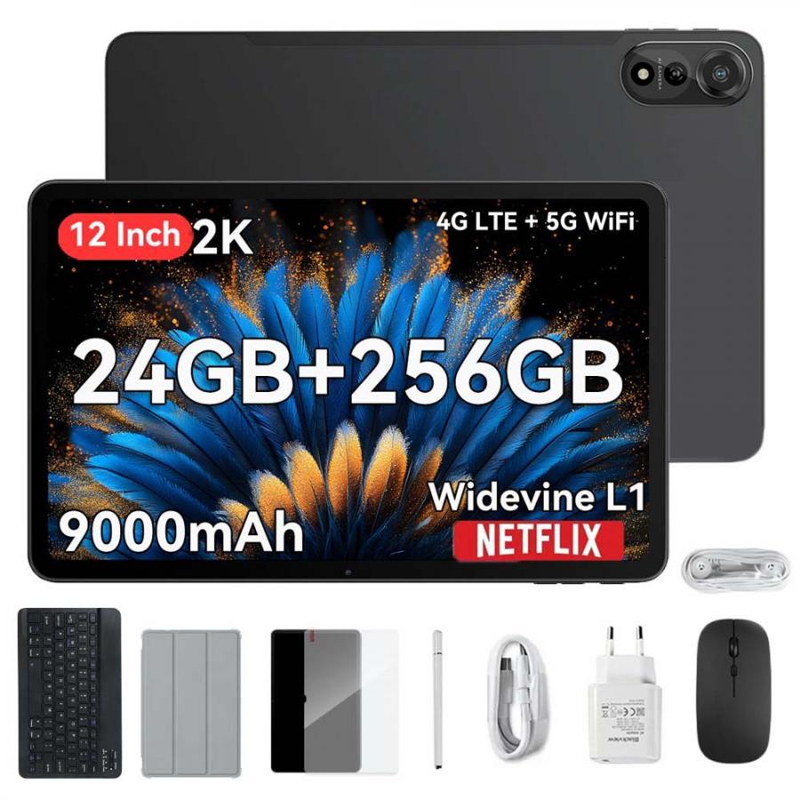 BLACKVIEW OCTA-CORE TABLET 11.97' (12GB+256GB) MEGA 2 SET 4G ANDROID 15  GREY
