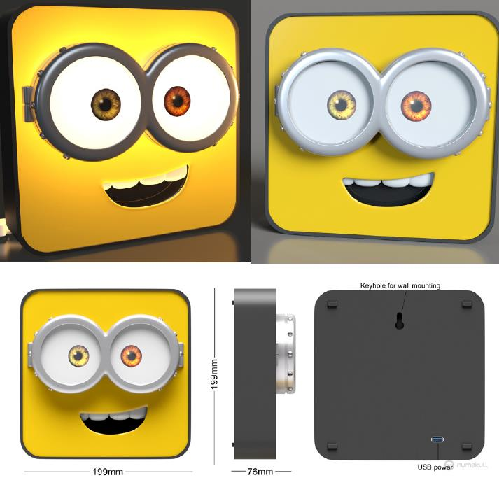 Numskull Official Minions 3D Lamp