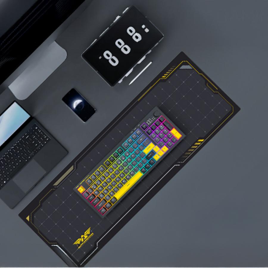 ARMAGGEDDON TRI-MODE CONNECTIVITY GAMING KEYBOARD MM-98S MIMETIQ YELLOW JACKET