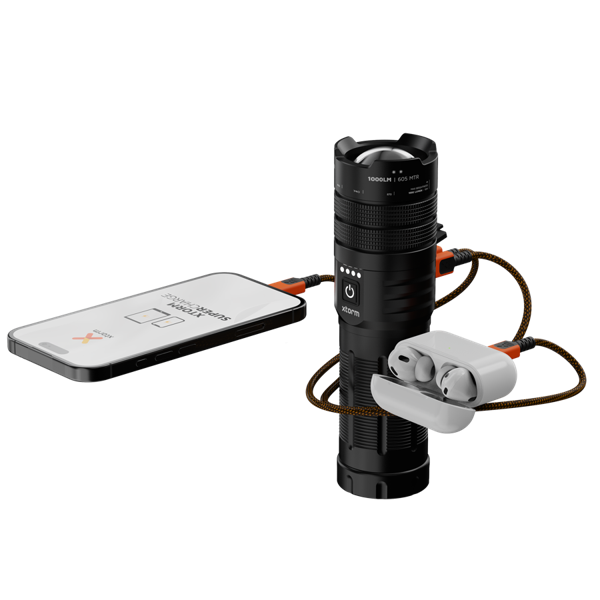 MOB XTORM FLASHLIGHT POWERBANK 10.500