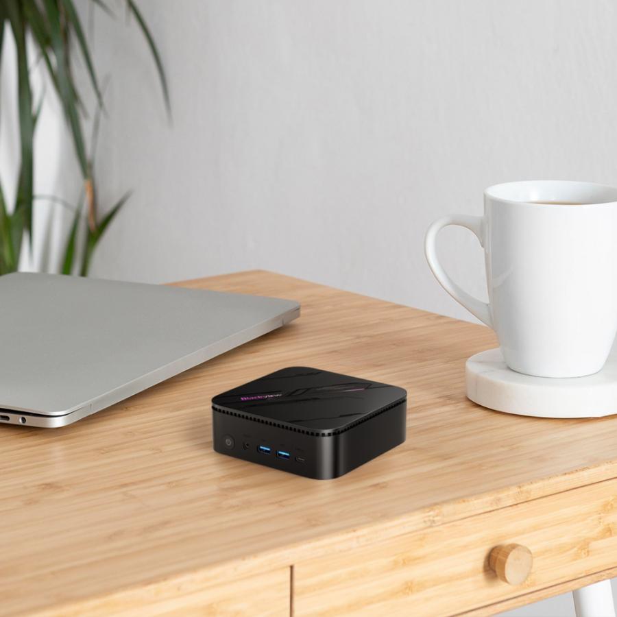 BLACKVIEW MINI PC 6-CORE AMD RYZEN 5 7530U 16GB DDR4 512GB 2xM.2 2280 NVME TRIPLE 4K DISPLAY WIN 11 PRO BLACK