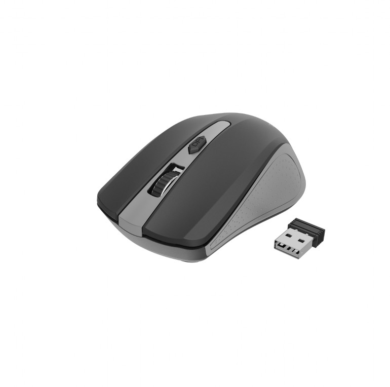 GEMBIRD WIRELESS OPTICAL MOUSE SPACEGREY BLACK