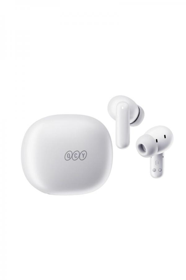 QCY Melobuds N30 (HT16) ANC White - SBC/AAC IPX4 TWS Earbuds w. Natural Transparency Mode & A.I. ENC