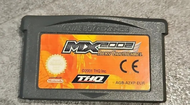 MX 2002 featuring Ricky Carmichael GameBoy Advance UNBOXED