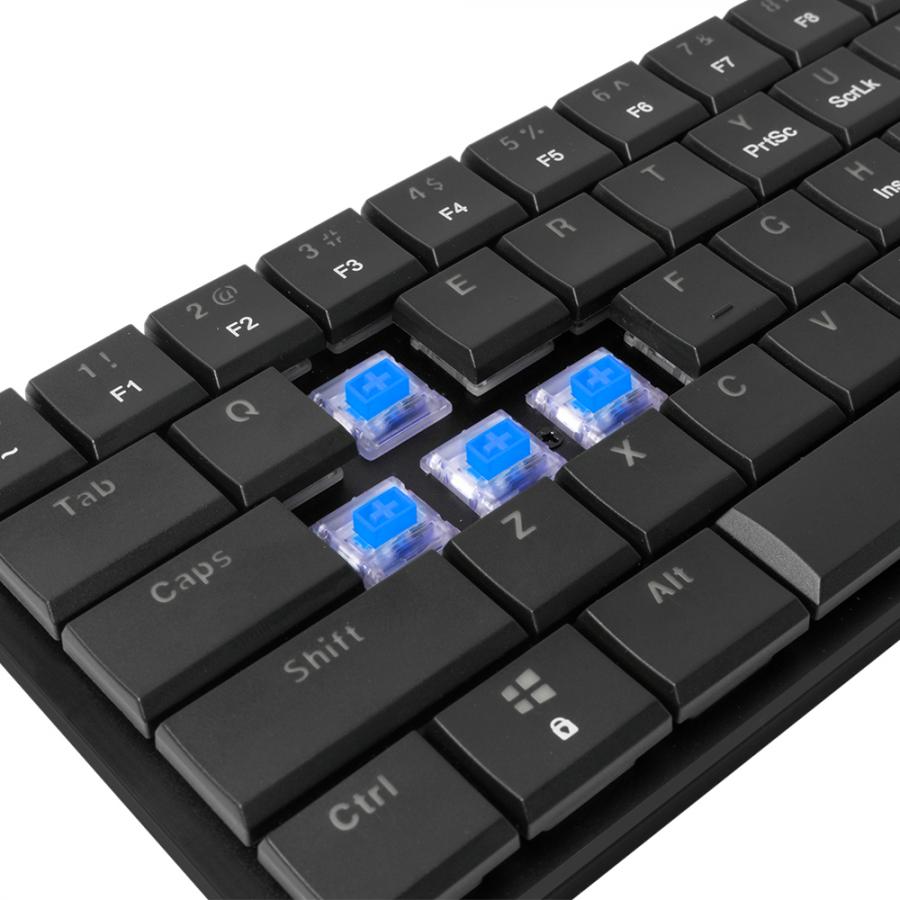 WHITE SHARK MECH KEYBOARD GK-006121 NAGAMAKI BLACK US BLUE SWITCH