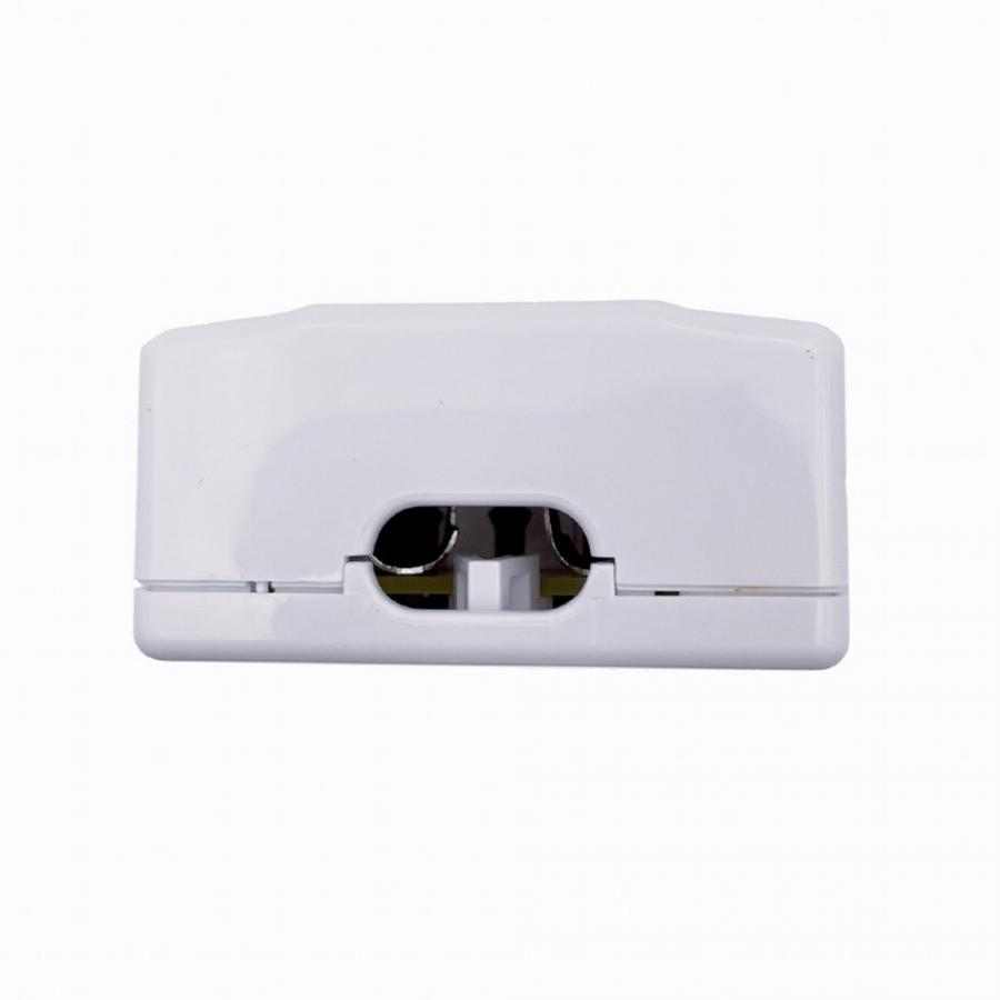 CABLEXPERT CAT6A FTP DOUBLE PORT SURFACE MOUNT BOX WHITE