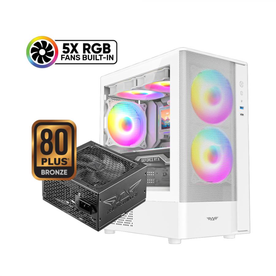 ARMAGGEDDON GAMING PC CASE AQUARON NEMO 3 WHITE