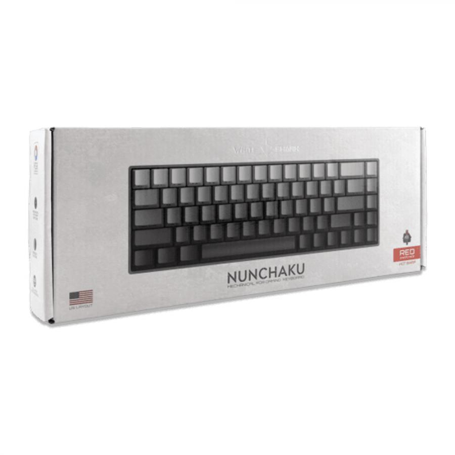 WHITE SHARK MECH KEYBOARD US LAYOUT GK-007711 RED SWITCH GRAY GRADIENT