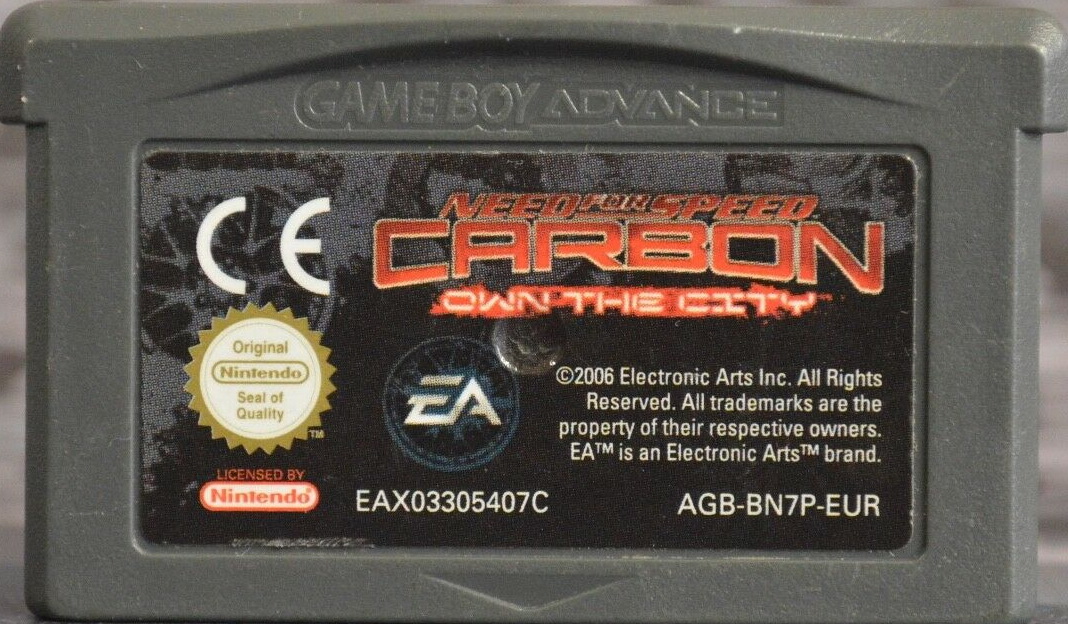 Need for Speed Carbon: Own the City GameBoy Advance UNBOXED