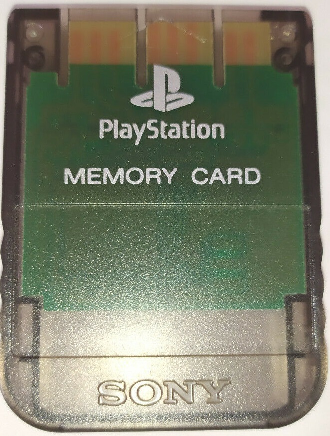 Official PSX Memory Card Crystal Black (UNBOXED)