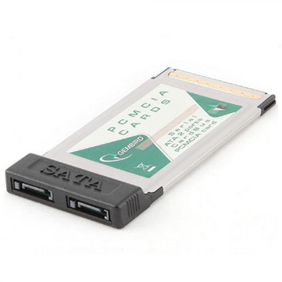 GEMBIRD SERIAL ATA CARDBUS PCMCIA CARD 2 SATA PORTS