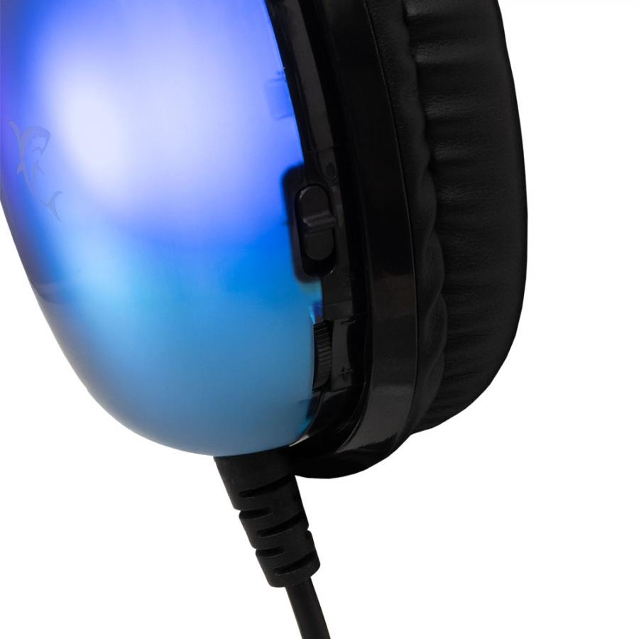 WHITE SHARK STEREO GAMING HEADSET GH-2444 PEACOCK-2 BLACK