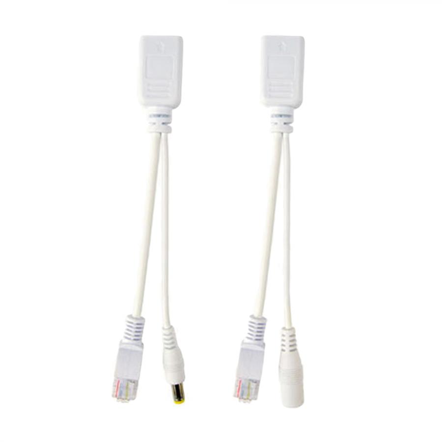 CABLEXPERT UTP PASSIVE PoE ADAPTER KIT, 0.15M WHITE