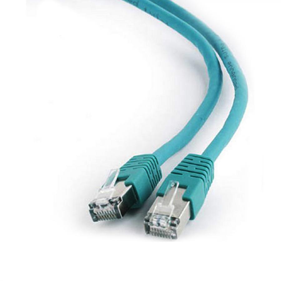 CABLEXPERT FTP CAT6 PATCH CORD GREEN SHIELDED 0,5M
