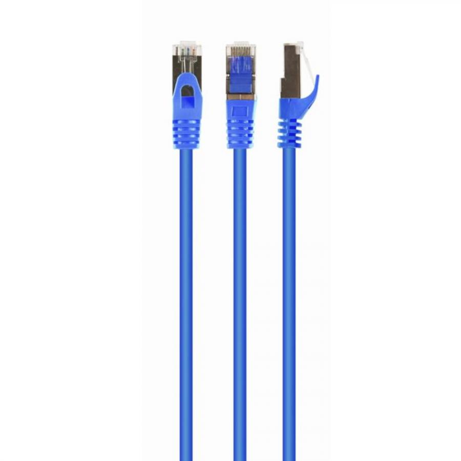 CABLEXPERT S/FTP CAT. 6A LSZH PATCH CORD, BLUE, 1.5M