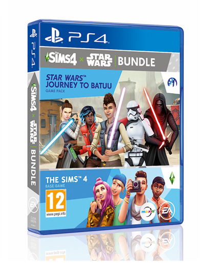 The Sims 4 + The Sims 4 Star Wars : Journey to Batuu Bundle PS4 NEW