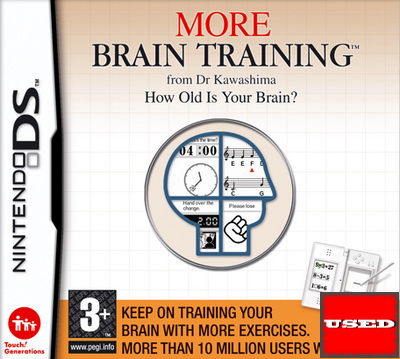 More Brain Training from Dr Kawashima DS USED (Cart Only)