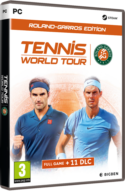 Tennis World Tour Roland Garros Edition PC NEW