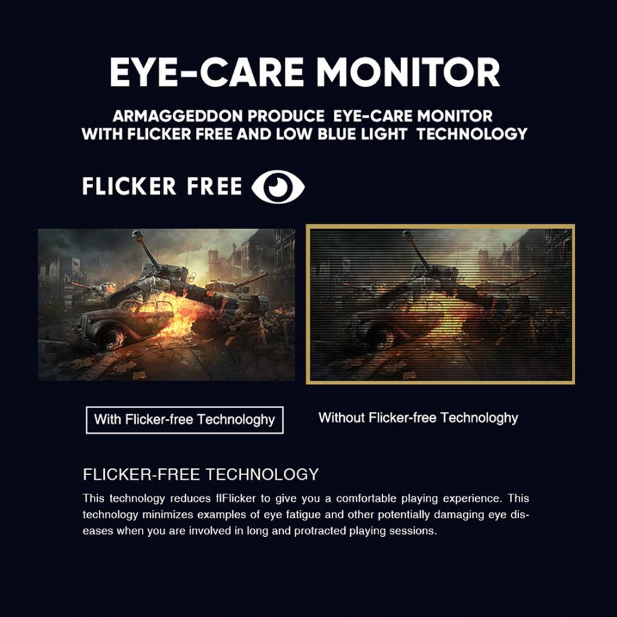 ARMAGGEDDON 27' FHD MONITOR PIXXEL+ 165HZ SRGB BLACK