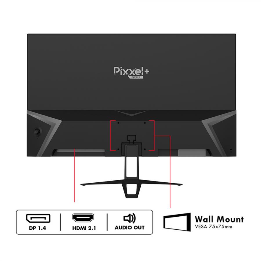 ARMAGGEDDON 27' FHD MONITOR PIXXEL+ 165HZ SRGB BLACK