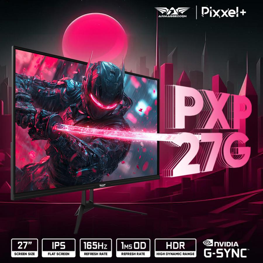 ARMAGGEDDON 27' FHD MONITOR PIXXEL+ 165HZ SRGB BLACK