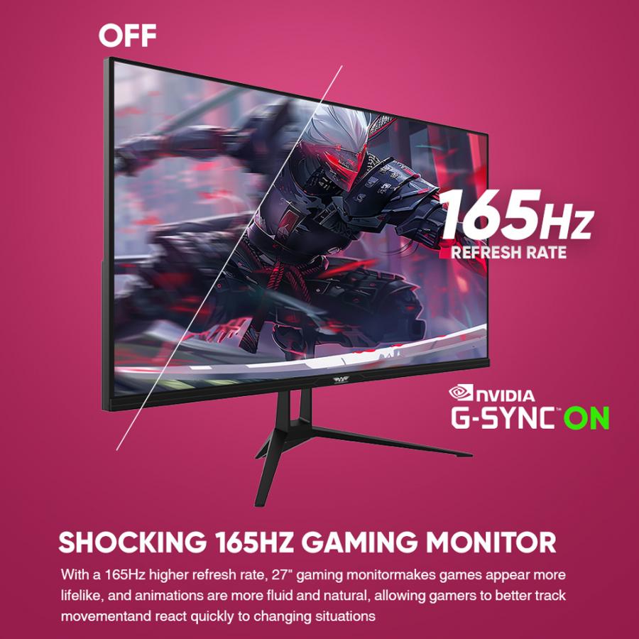 ARMAGGEDDON 27' FHD MONITOR PIXXEL+ 165HZ SRGB BLACK