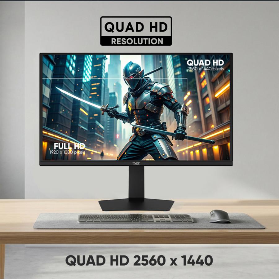 ARMAGGEDDON 27' QD-OLED FLAT MONITOR PIXXEL+ 280HZ SRGB G-SYNC BLACK