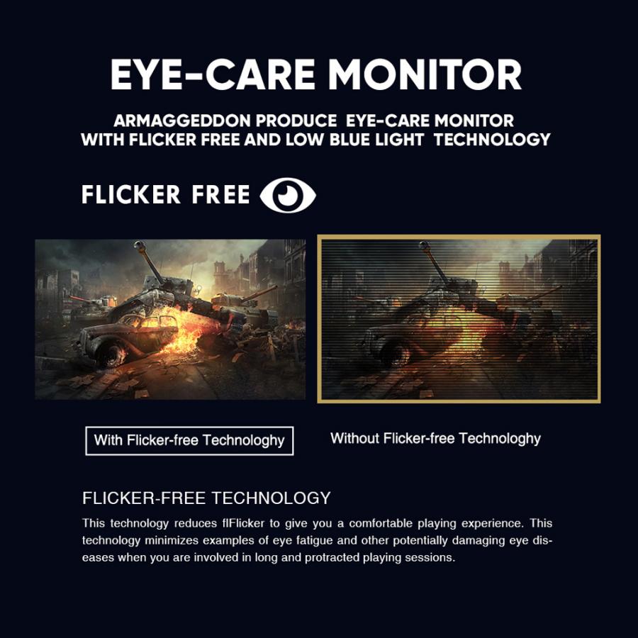 ARMAGGEDDON 32' 2K WQHD MONITOR PIXXEL+ 180HZ AMD FREE SYNC BLACK