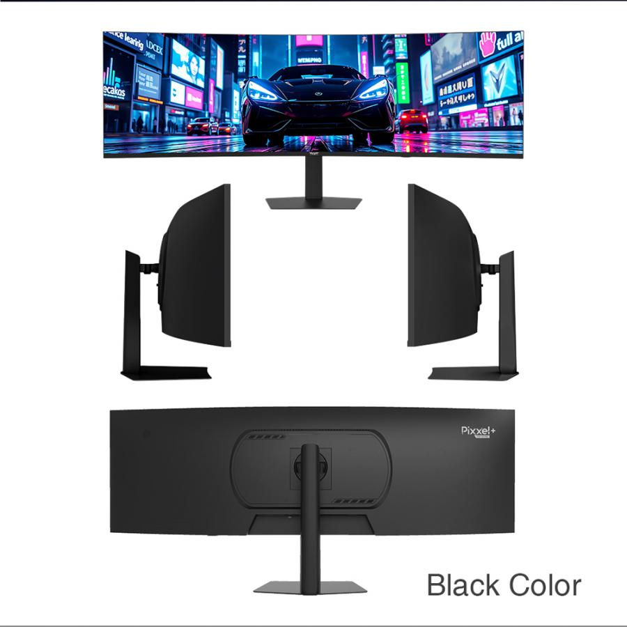 ARMAGGEDDON 49' DQHD 5K CURVED MONITOR PIXXEL+ 165HZ G-SYNC TYPE-C 65W BLACK