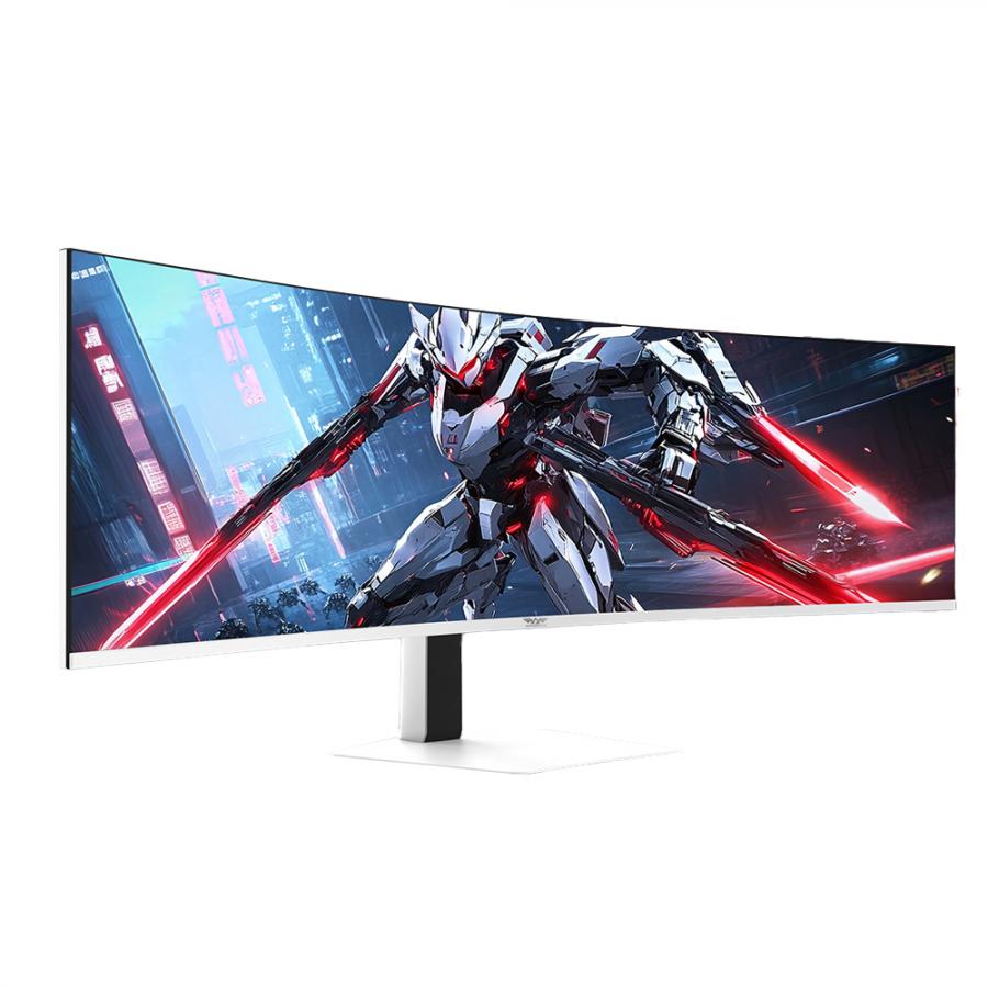 ARMAGGEDDON 49' DQHD 5K CURVED MONITOR PIXXEL+ 165HZ G-SYNC TYPE-C 65W WHITE